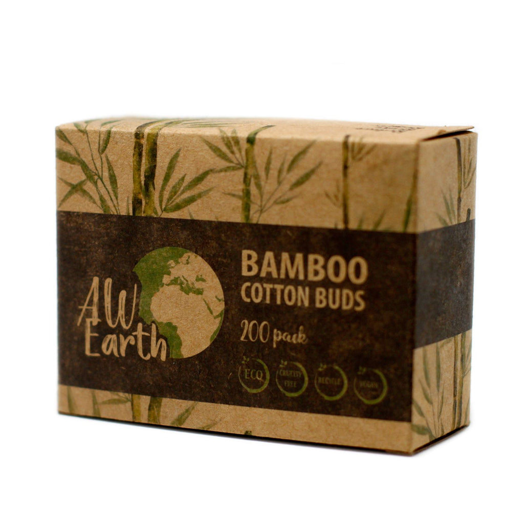Plastic-Free Bamboo Cotton Buds (Box of 200 )