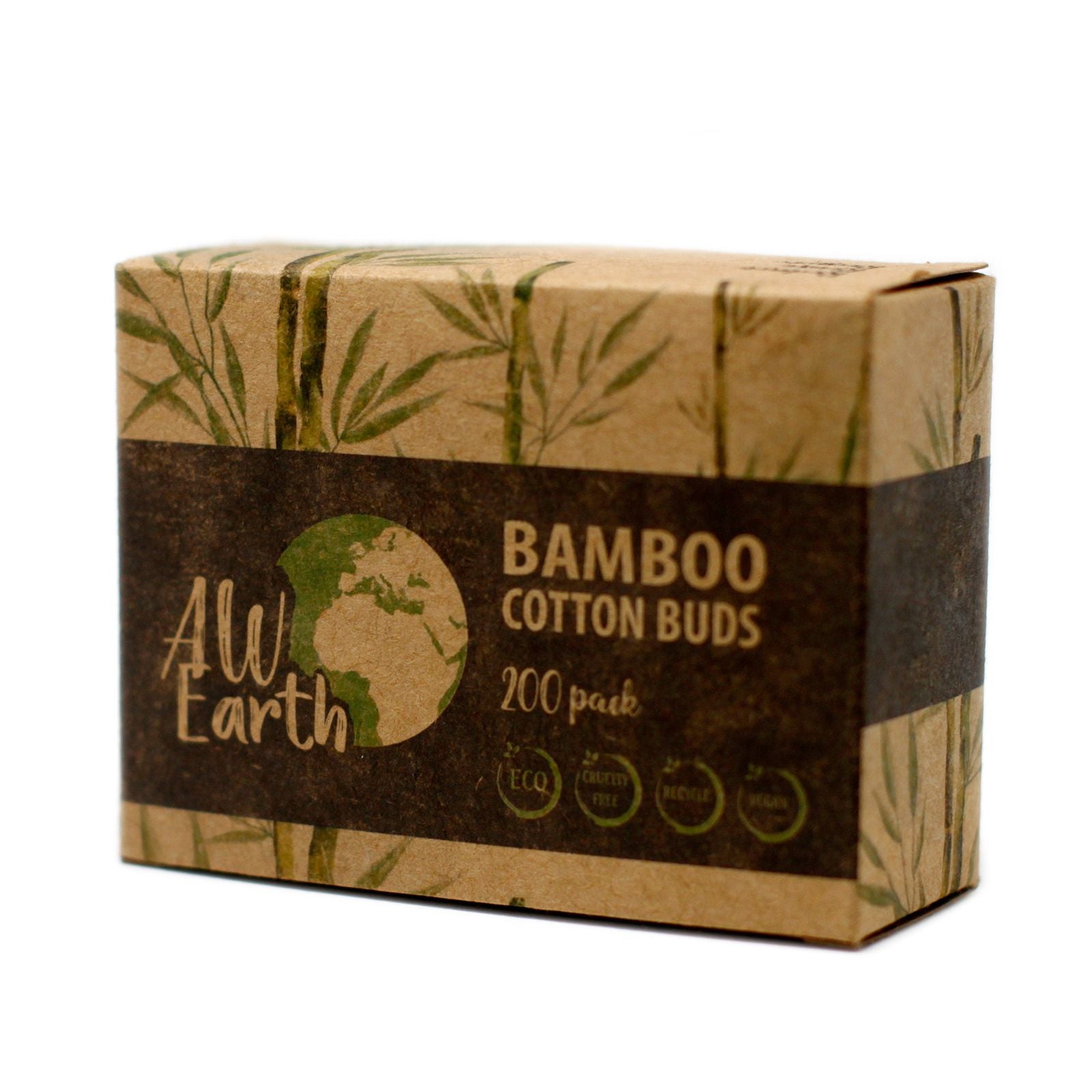 Plastic-Free Bamboo Cotton Buds (Box of 200 )