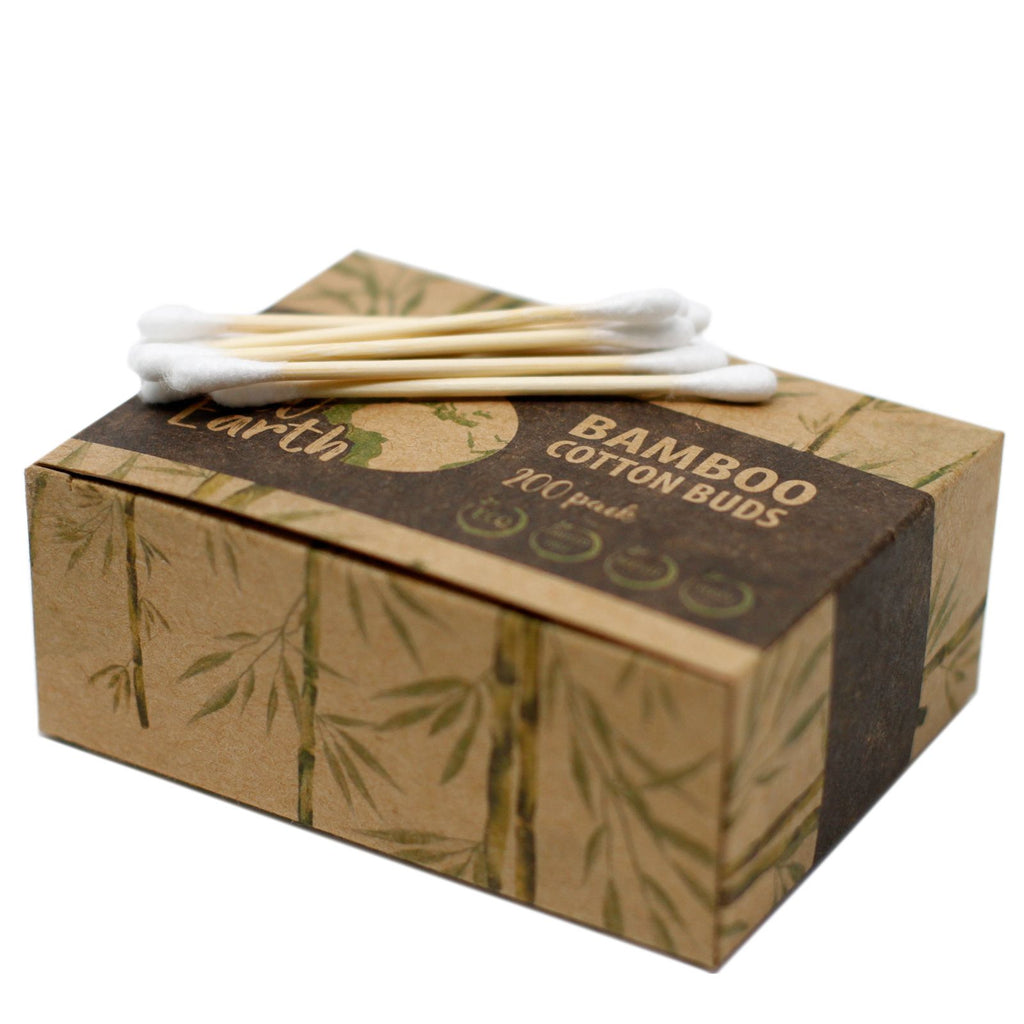 Plastic-Free Bamboo Cotton Buds (Box of 200 )