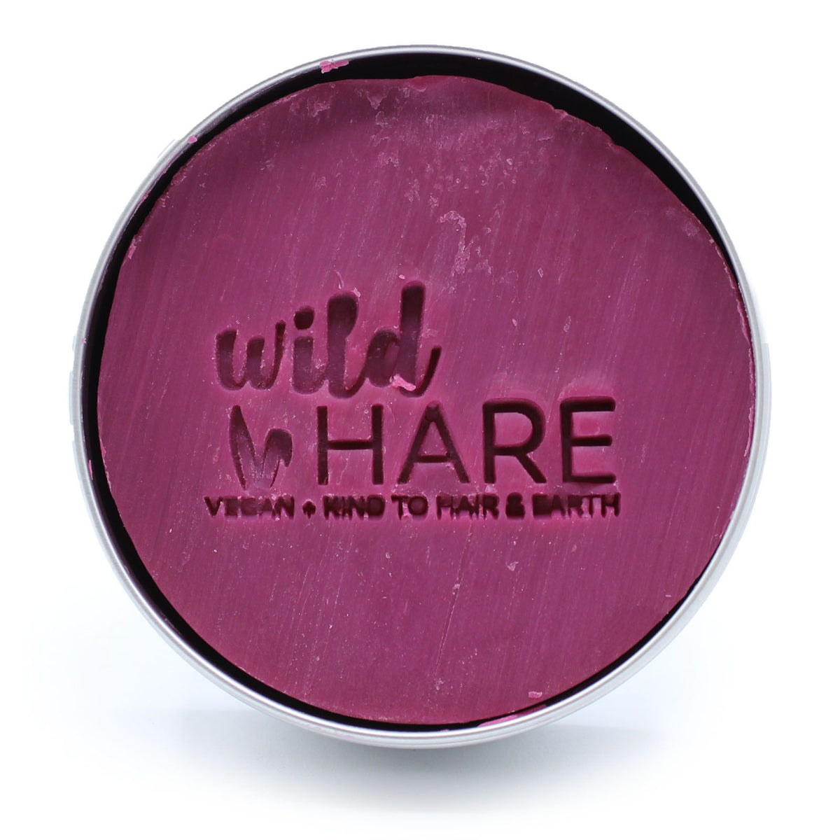 Wild Hare Cherry Bonbon Solid Shampoo Bar on white background