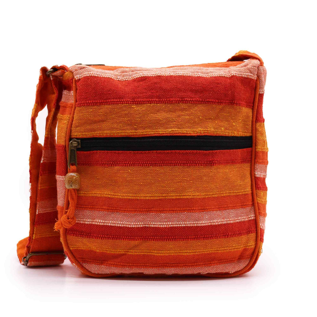 Sunrise Orange Nepalese Sling Bag