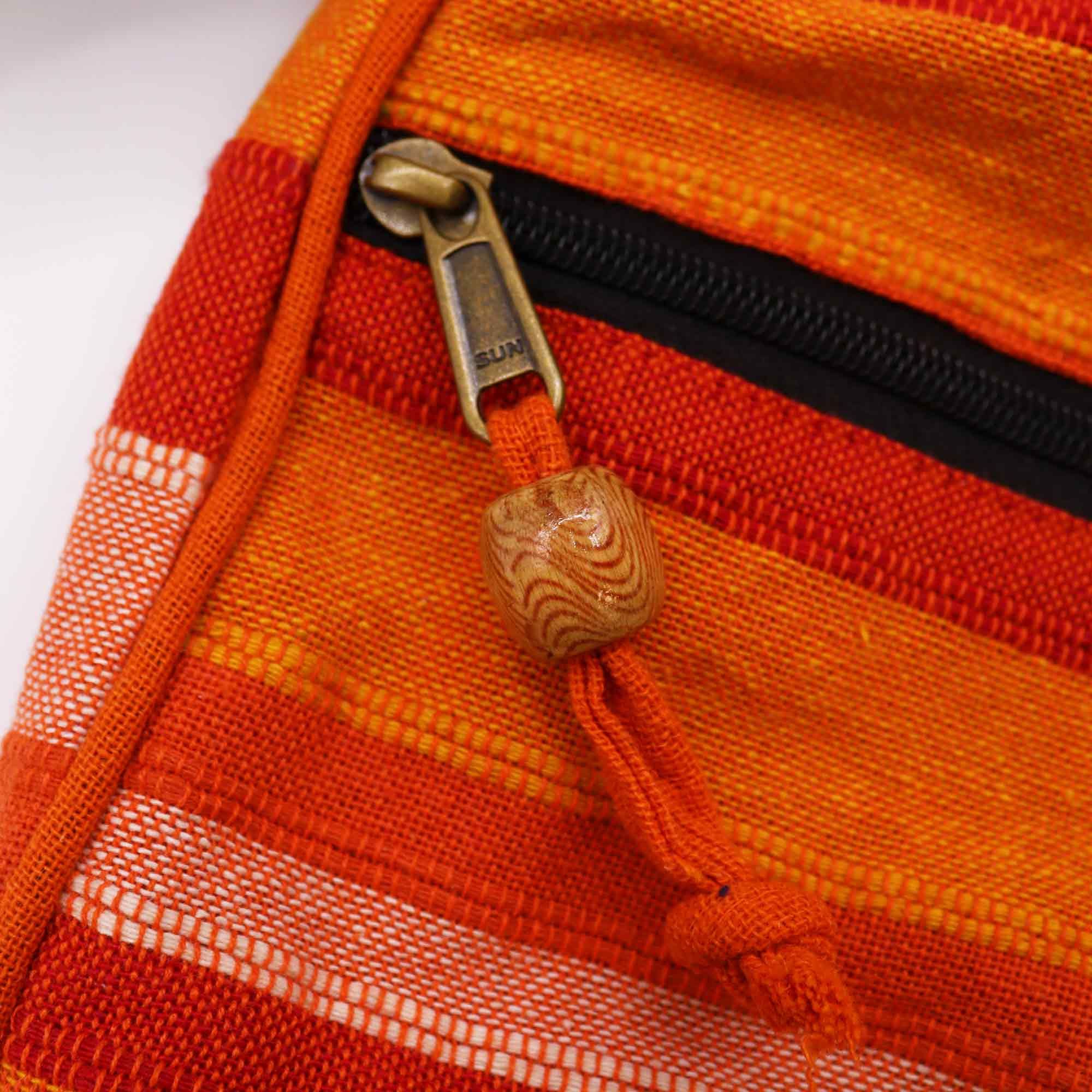 Sunrise Orange Nepalese Sling Bag