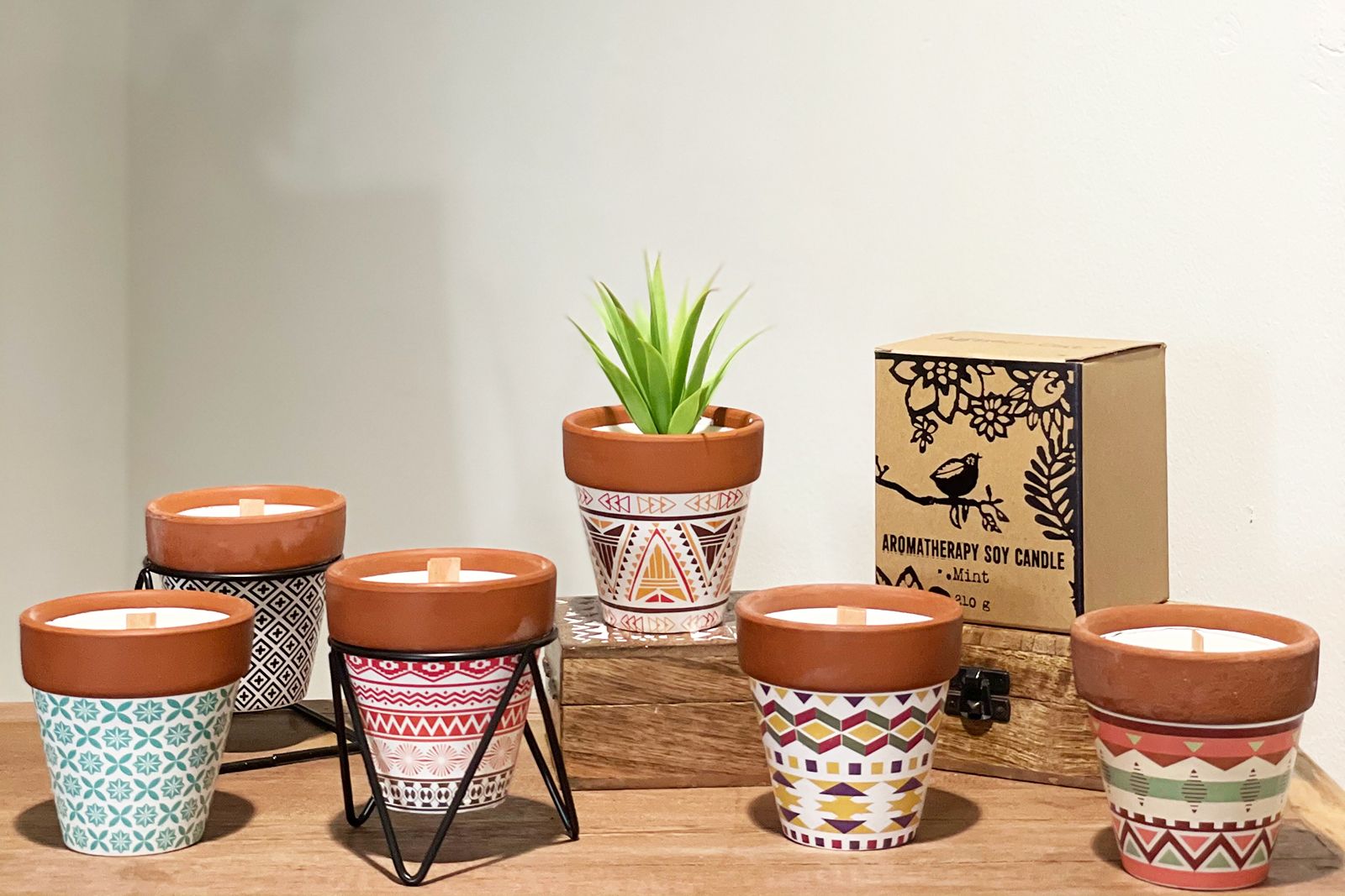 Agnes + Cat Herb Garden Candles - Rosemary