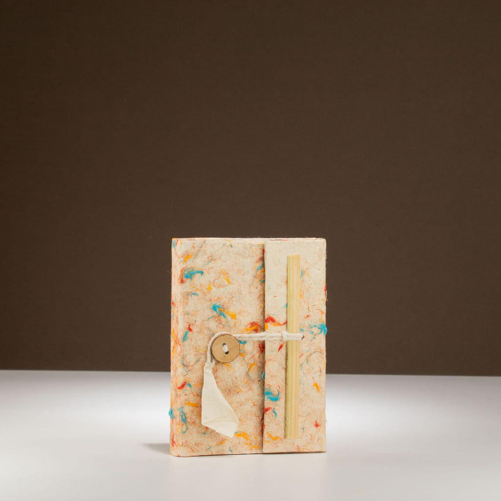 Lokta Mixed Colour Cotton Notebook – Pocket Sized