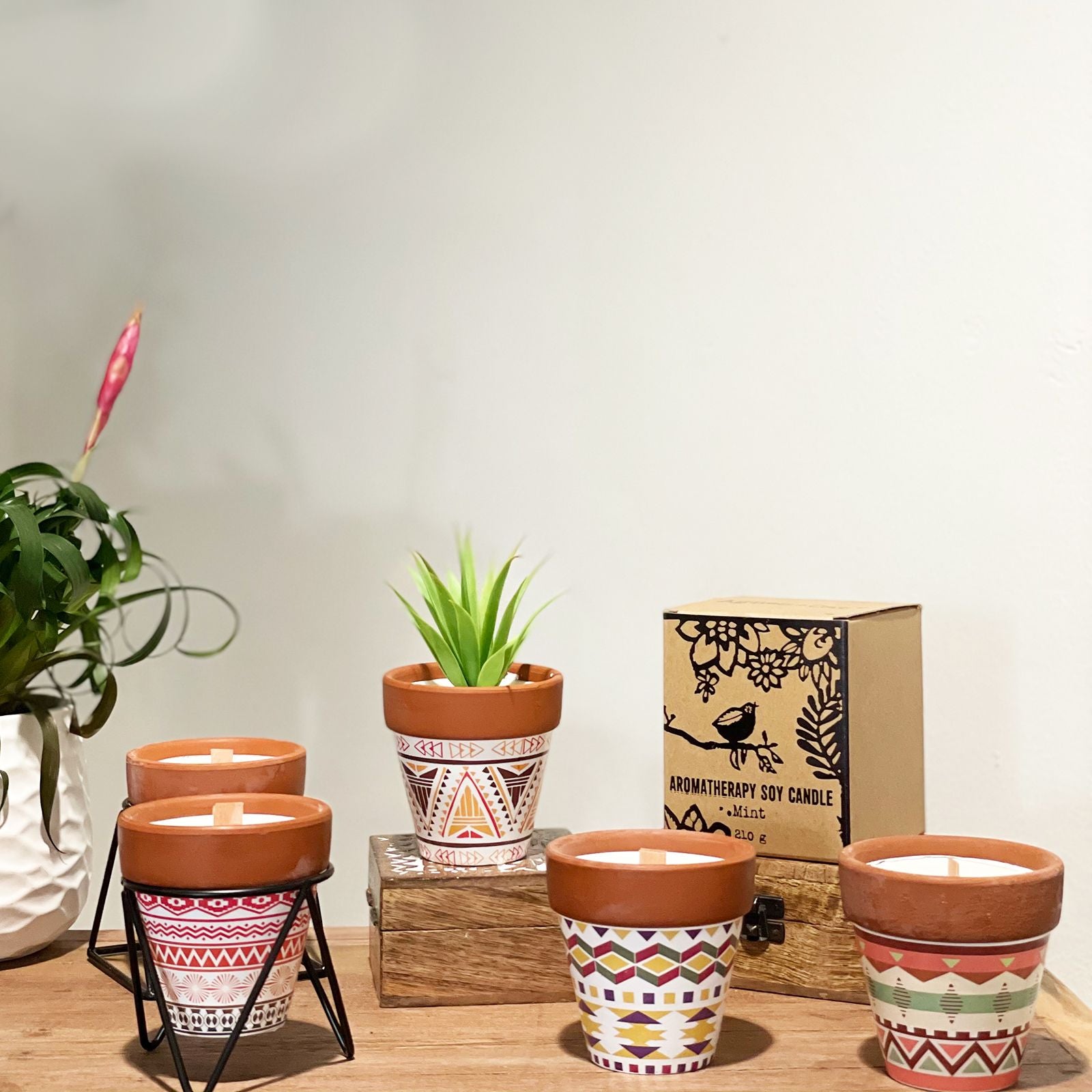 Agnes + Cat Herb Garden Candles - Rosemary