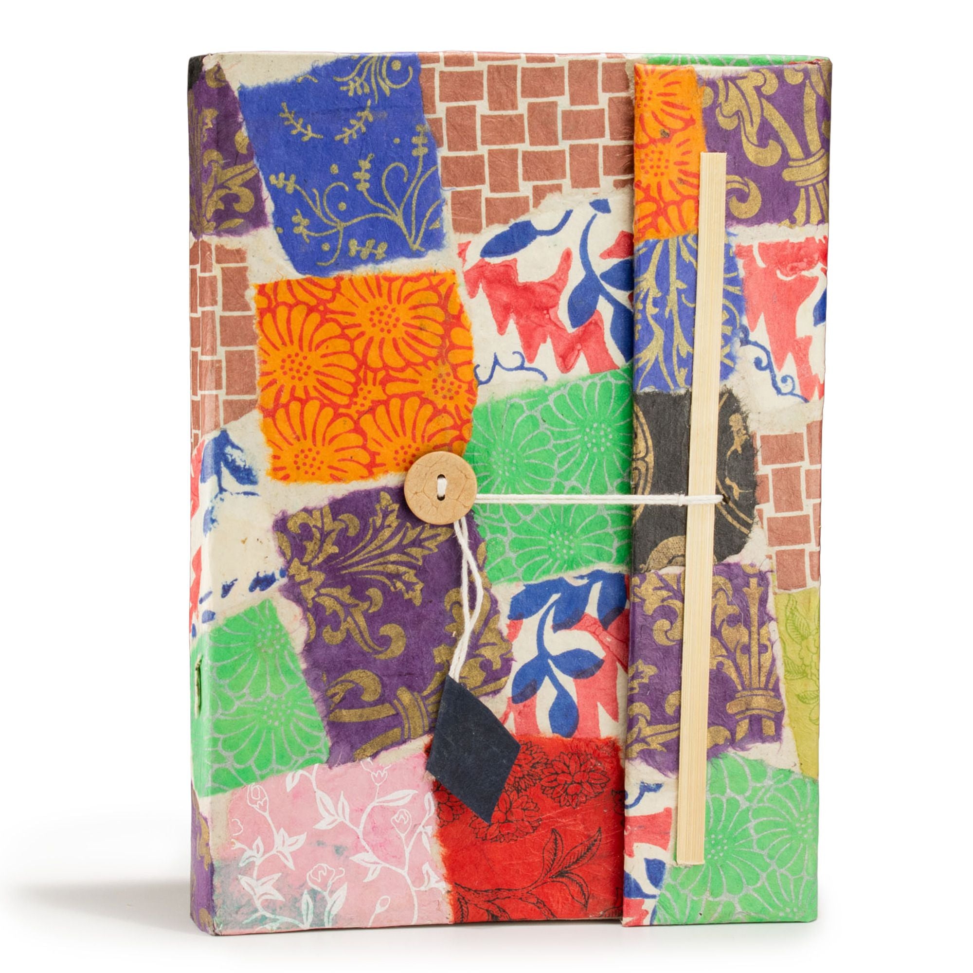 Lokta Patchwork Handmade Paper Notebook – A5