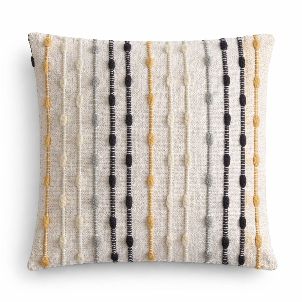 Classic Cushion Cover - Stripes & Knots