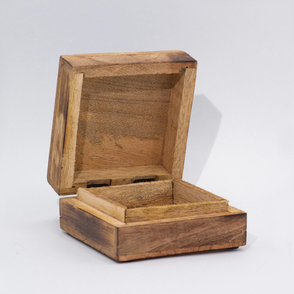 Mushroom Mango Wood Trinket Box