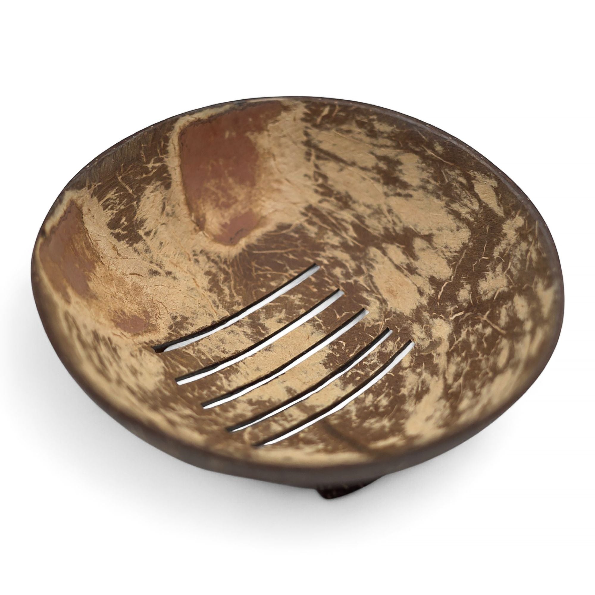 Natural Coconut Soap Dish - Round
