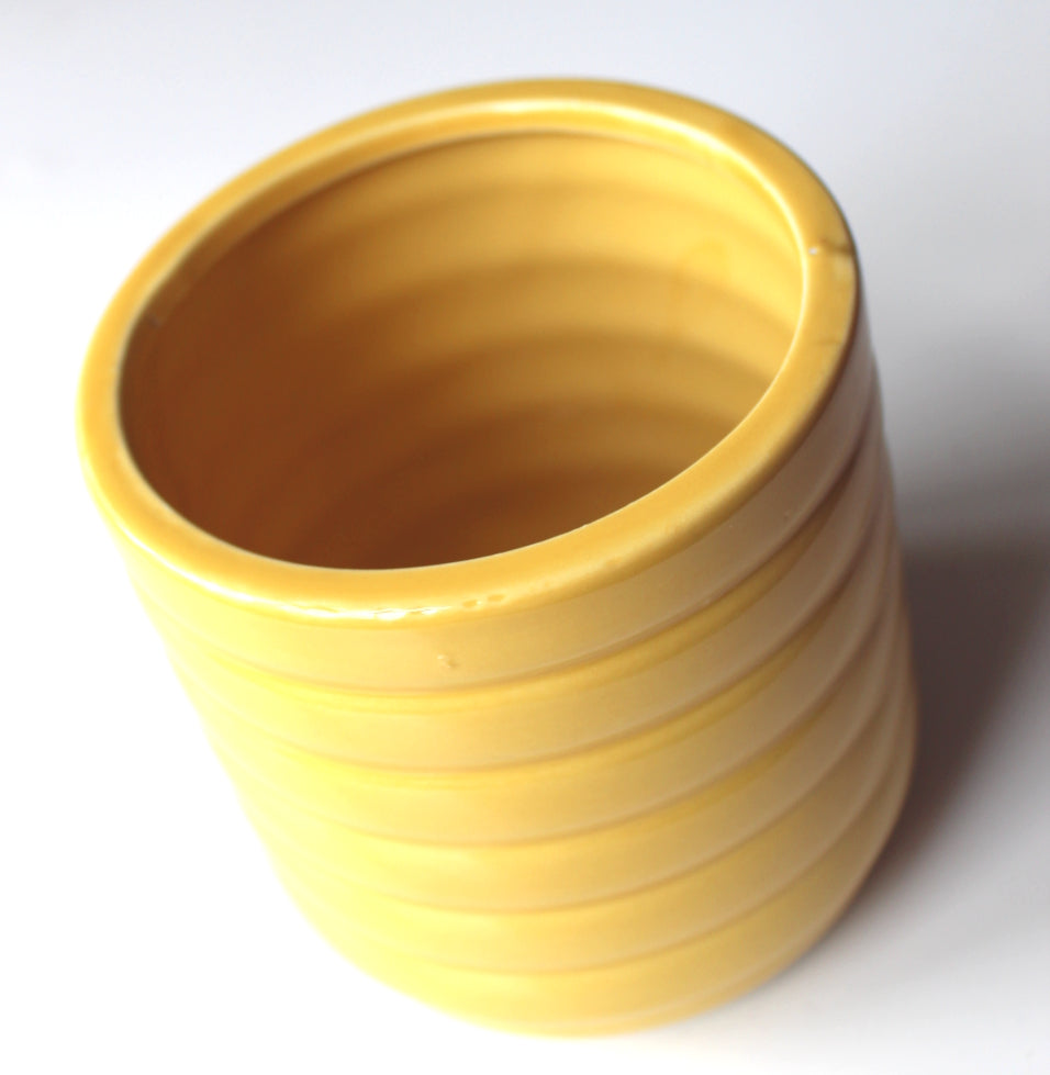 Beehive Plant pot - Mustard