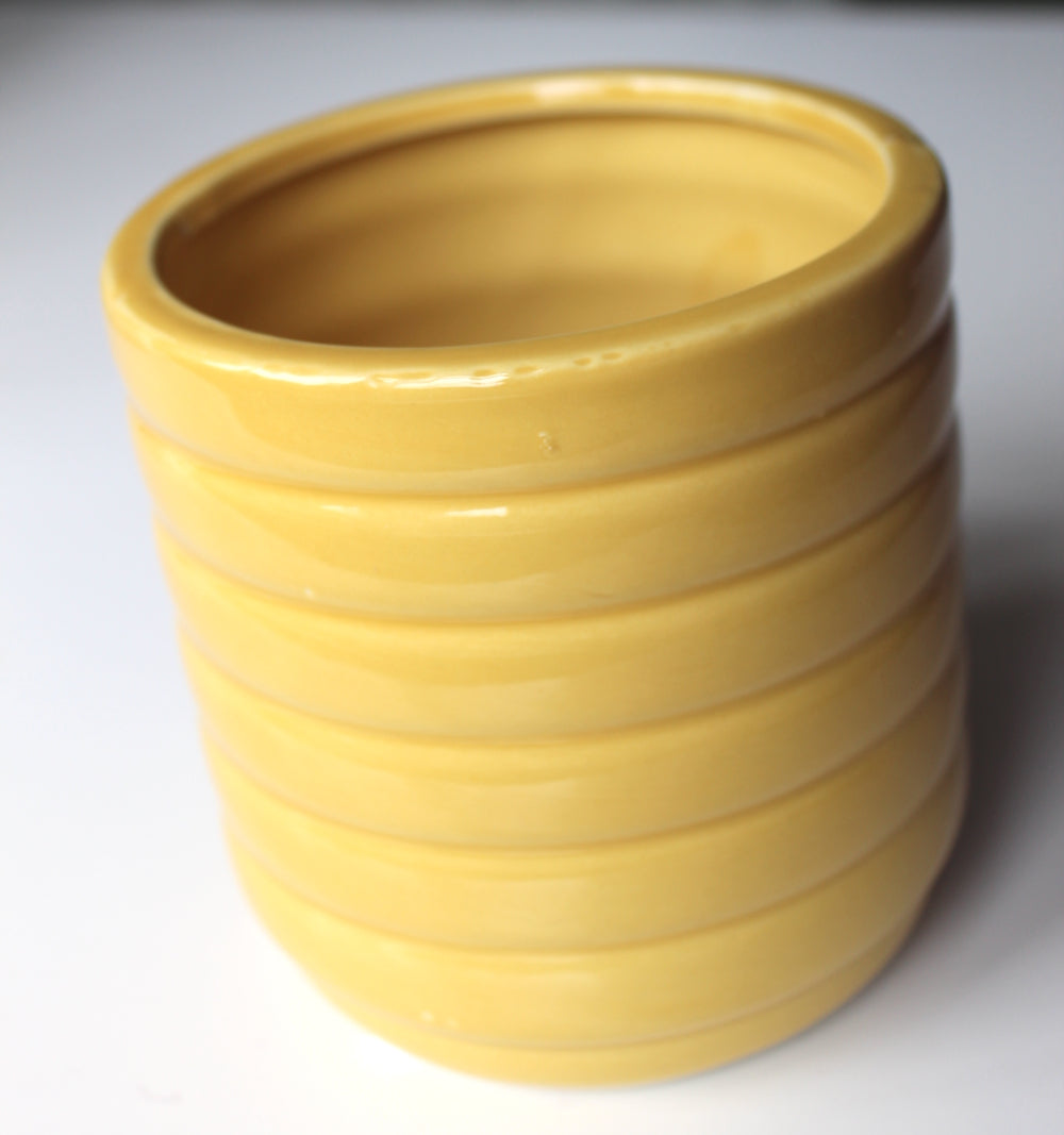 Beehive Plant pot - Mustard