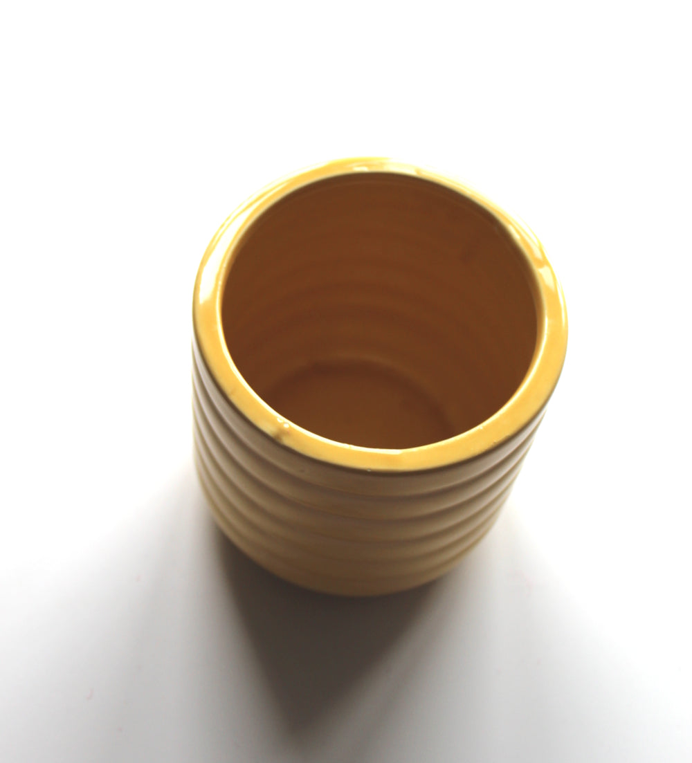 Beehive Plant pot - Mustard