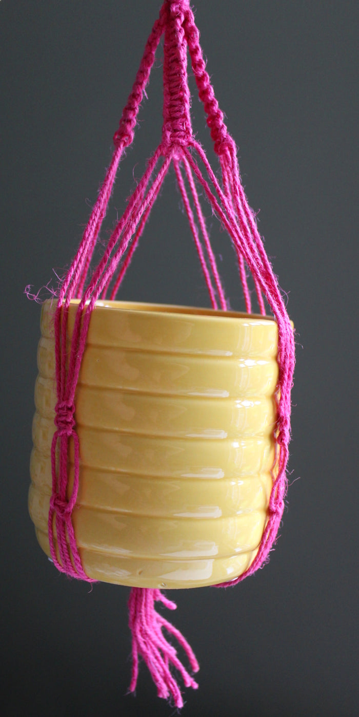 Beehive Plant pot - Mustard