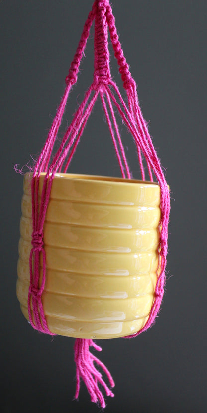 Beehive Plant pot - Mustard