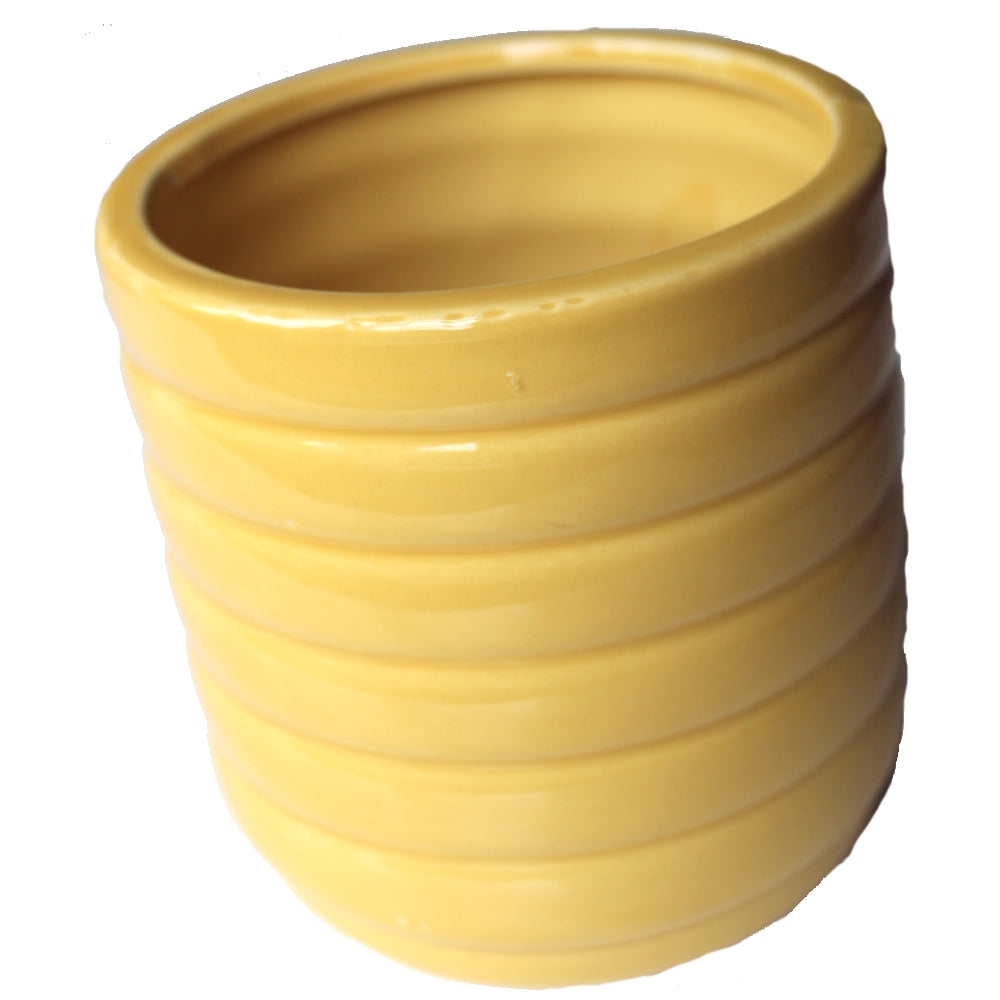 Beehive Plant pot - Mustard