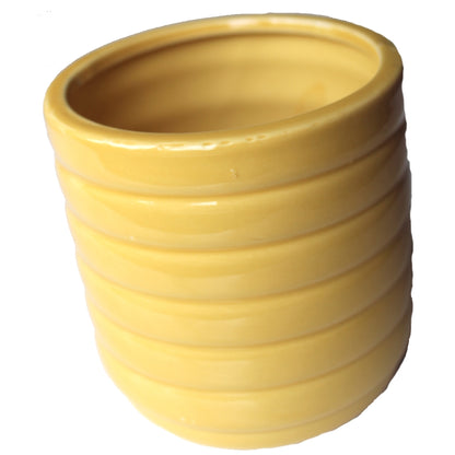 Beehive Plant pot - Mustard