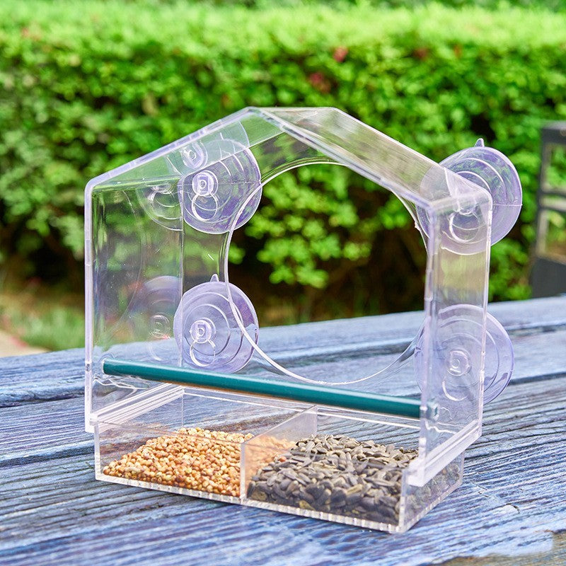 Clear View Window Bird Feeder - Watch Nature Up Close