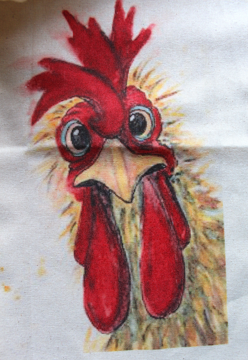 Crazy Chicken Tote Bag