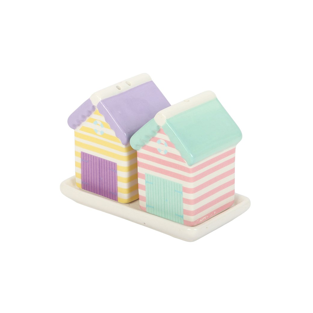 Beach Hut Salt and Pepper Shakers