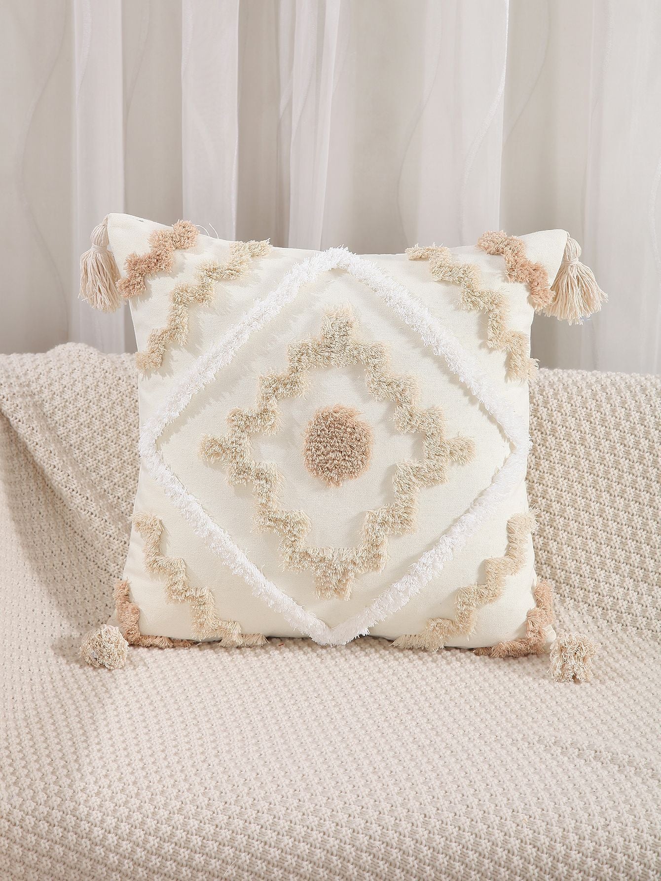 Tuft and Thread Bohemian Cushion Covers