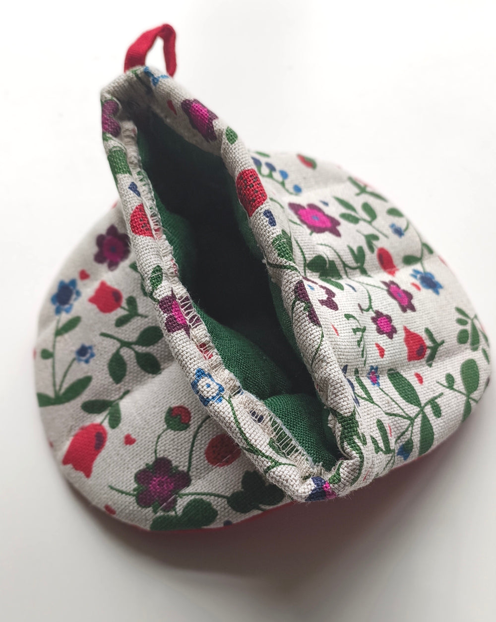 Floral Folk Art Tea towel & Mitt Set