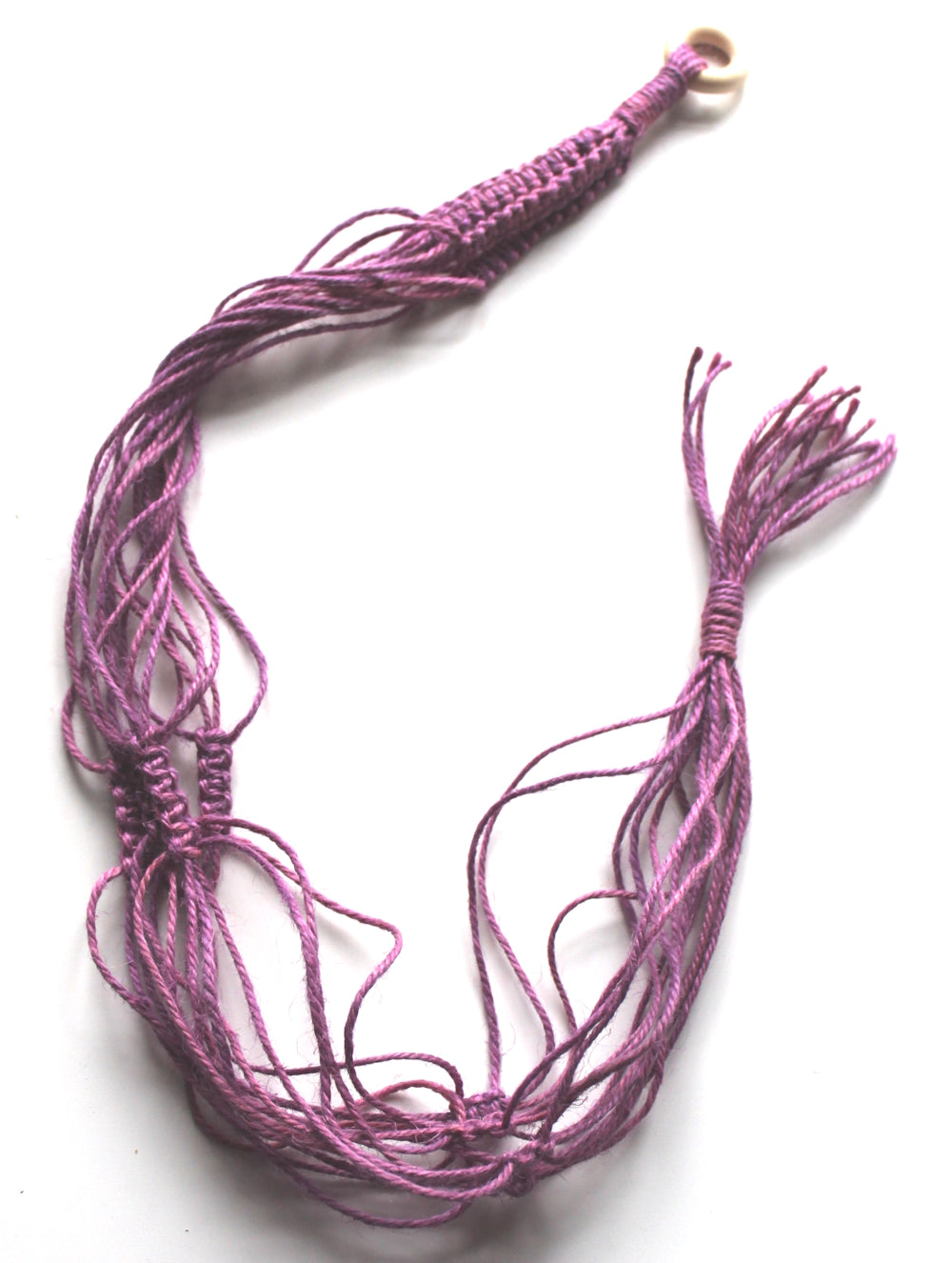 Macrame Pot Hangers -  Lilac