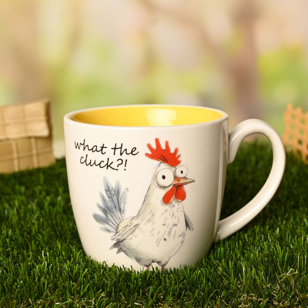 The Funny Farm Mug - "What the Cluck"