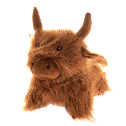Highland Cow Door Stop on a white background