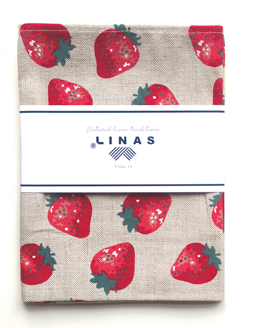 Strawberries Lithuanian Linen Tea Towel