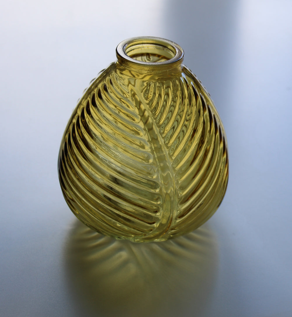 Glass Bulb Vase - Sunny Yellow