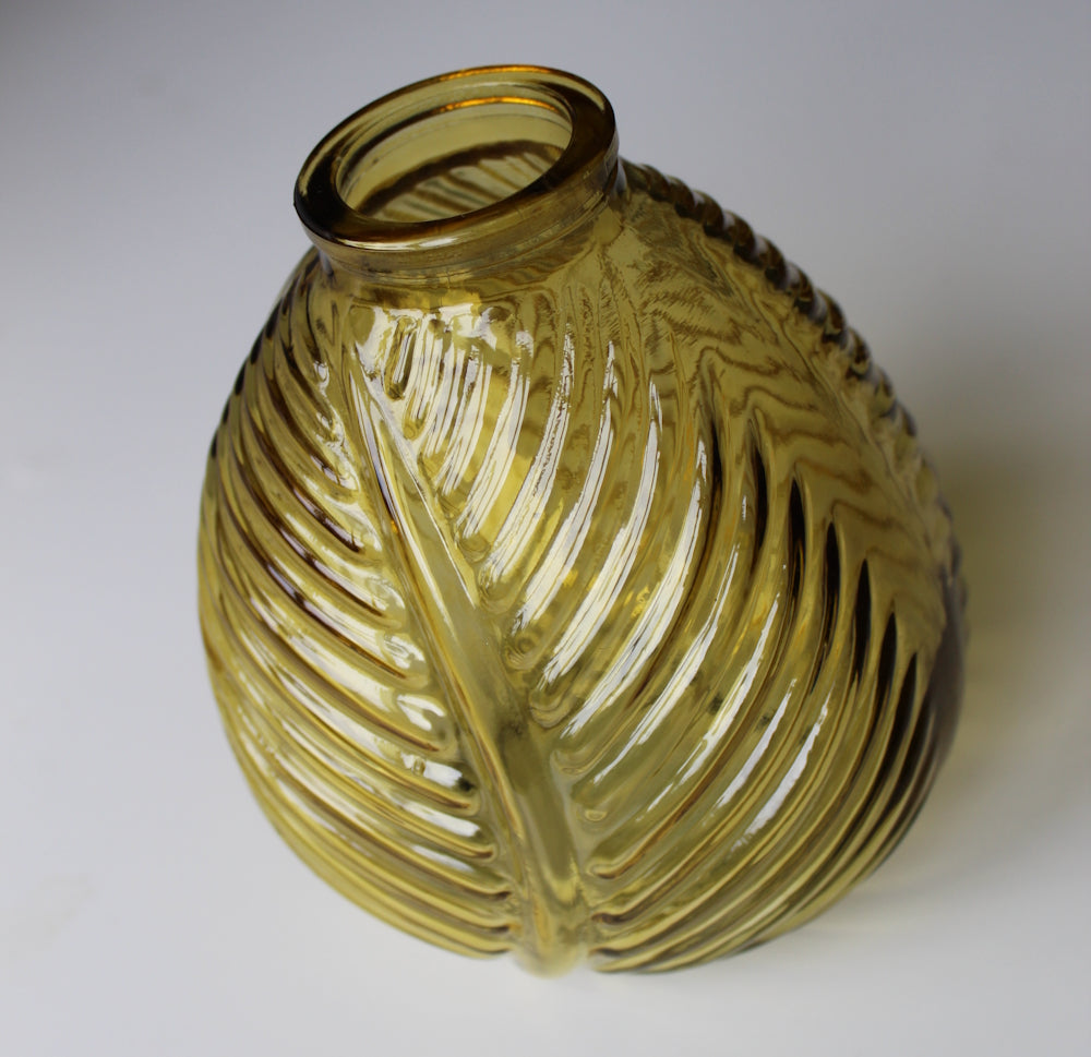 Glass Bulb Vase - Sunny Yellow