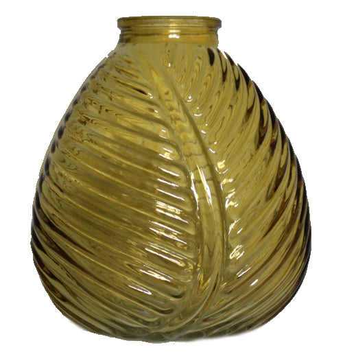 Glass Bulb Vase - Sunny Yellow