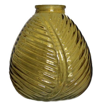 Glass Bulb Vase - Sunny Yellow