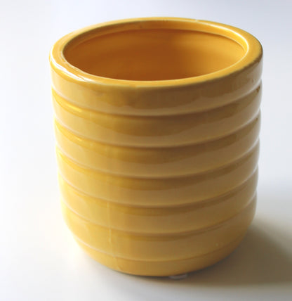 Beehive Plant pot - Mustard